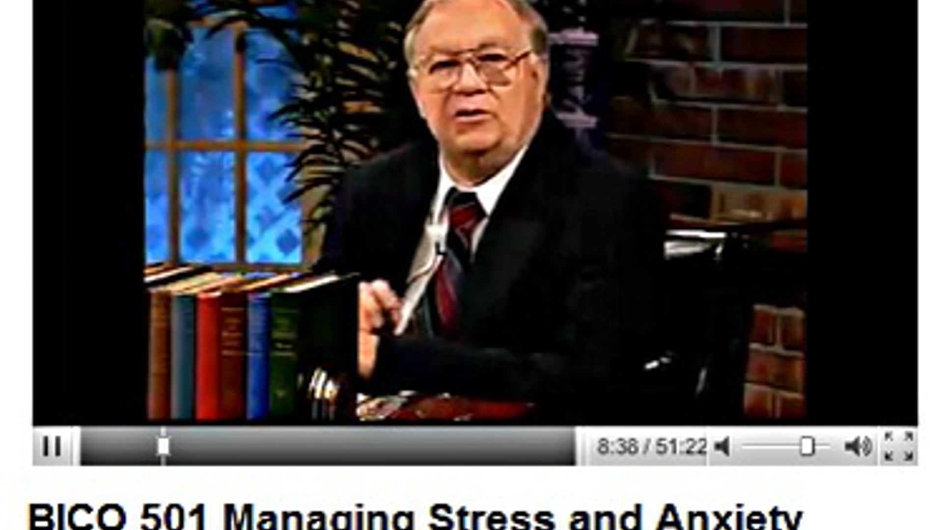 Managing Stress and Anxiety