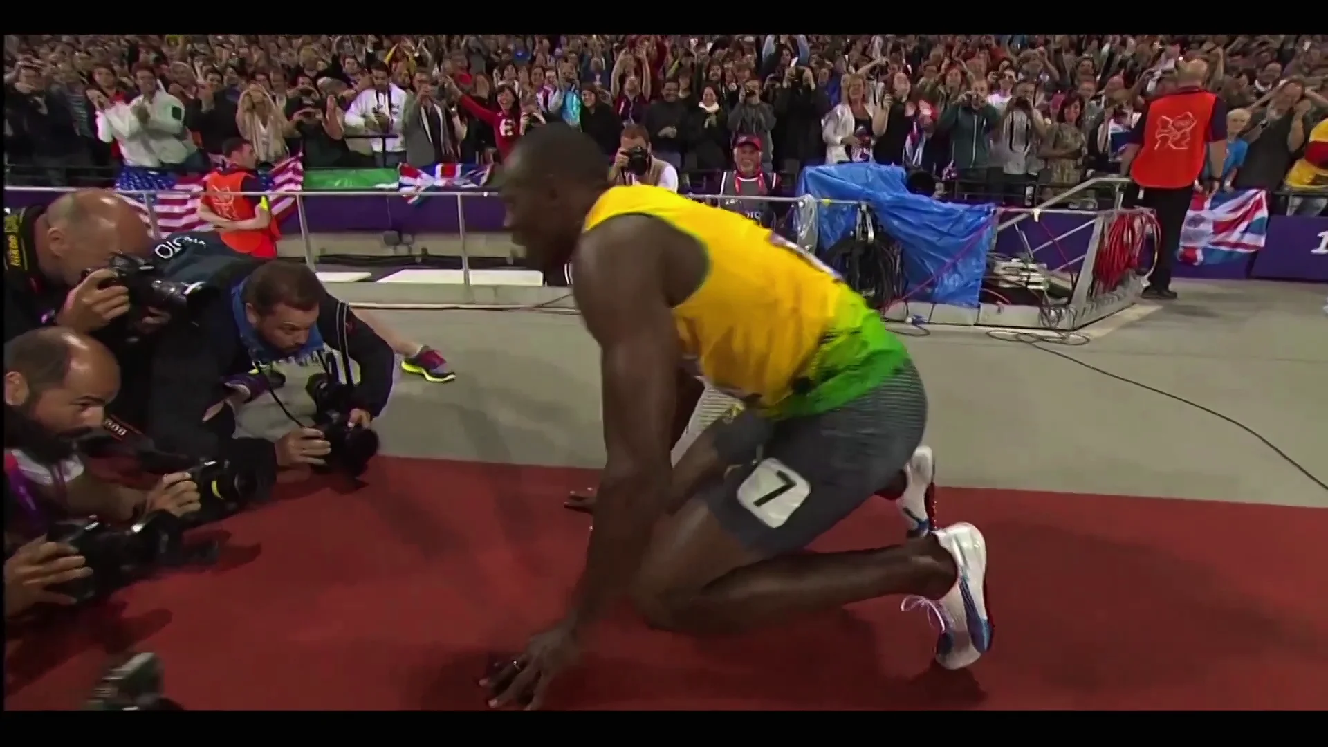 Usain Bolt 100m London 2012 Olympics, image size:1920x1080