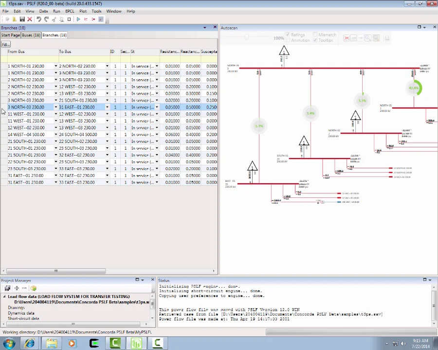 GE PSLF Webinars and Instructional Videos - PSLF V20 Recent File List and Network Data