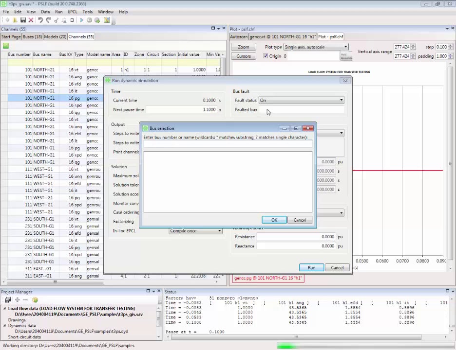 GE PSLF Webinars and Instructional Videos - PSLF V20 Running Dynamics ...