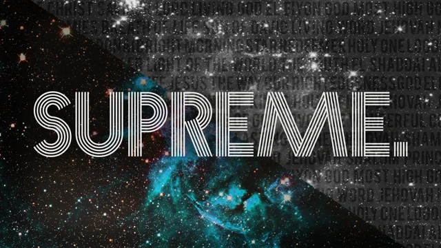 supreme galaxy wallpaper