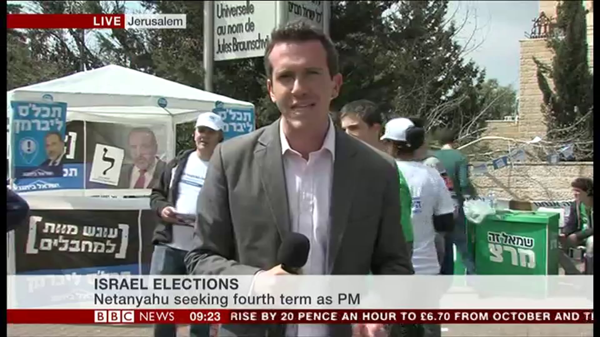 BBC News live broadcast