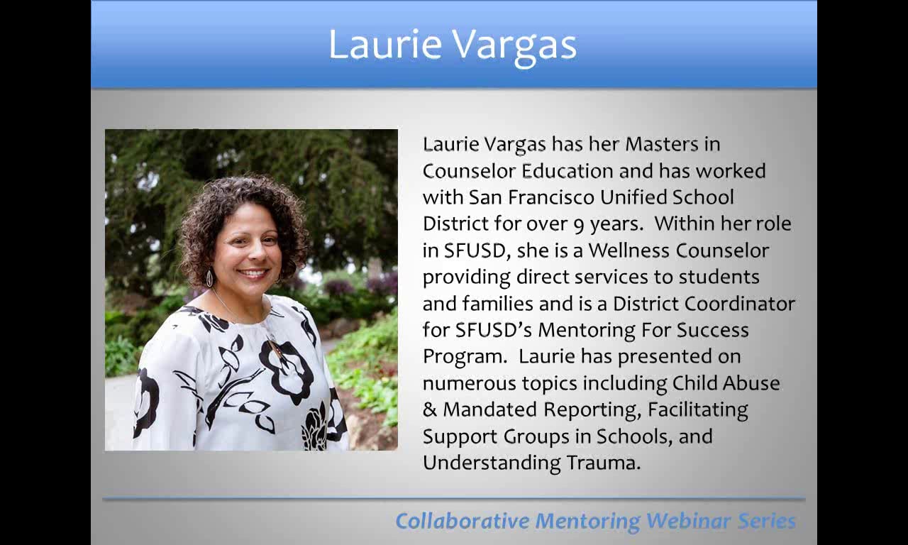 A New Lens for Mentoring: Trauma Informed Care (Part of the Collaborative  Mentoring Webinar Series)