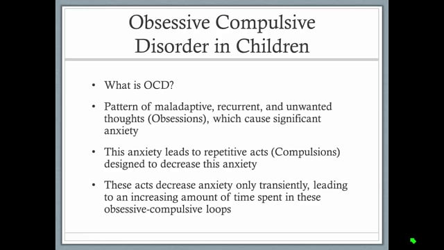 Treating Children with OCD: Feb. 21, 2015