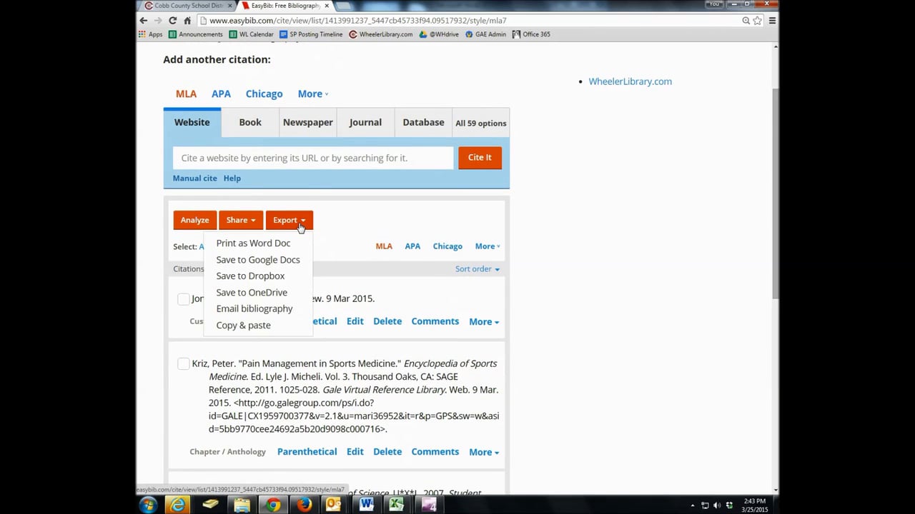 EasyBib to Works Cited on Vimeo