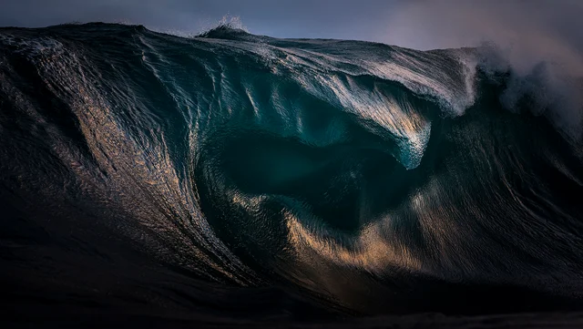 Calm Blue Water Disappearing Into Photograph by Axiom Photographic - Fine  Art America