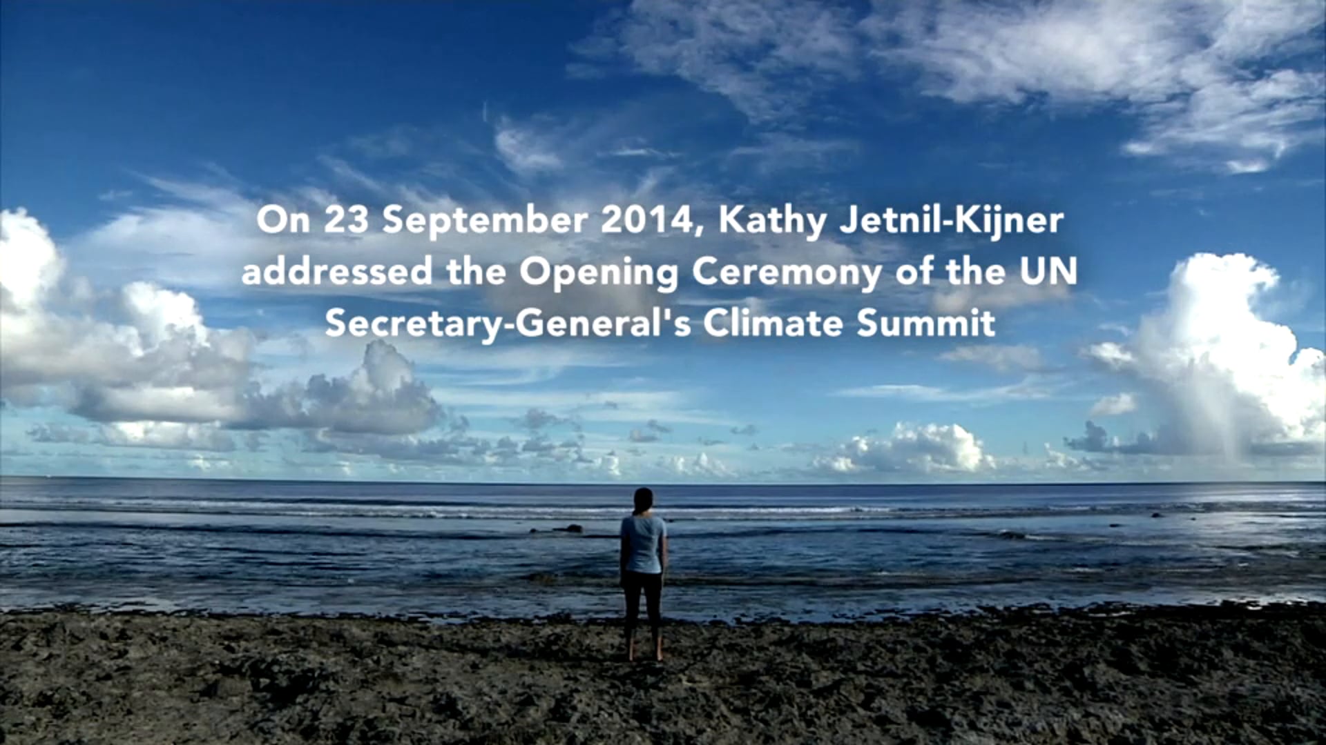 United Nations Climate Campaign - UN Climate Summit Inaugural Video - Poet Kathy Jetnil-Kijiner