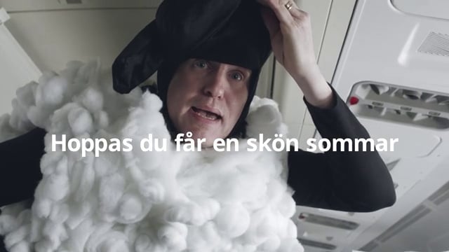 Reklamfilm där jag var statistansvarig