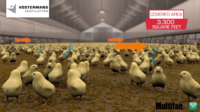 Multifan vflowfan poultry - Vostermans