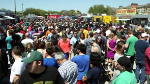 Texas Food Truck Showdown in Downtown Waco