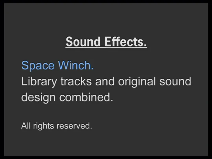 Sound Effects. on Vimeo