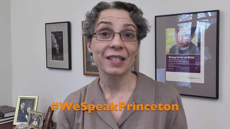 WeSpeakPrinceton Vice Provost Michele Minter