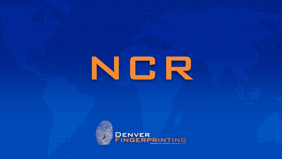 NCR – FBI Fingerprint Training