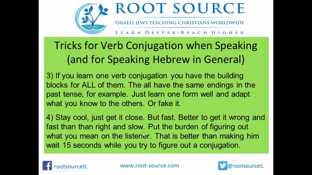 Seth Young | Hebrew Verb Conjugations (Gen 1 6)