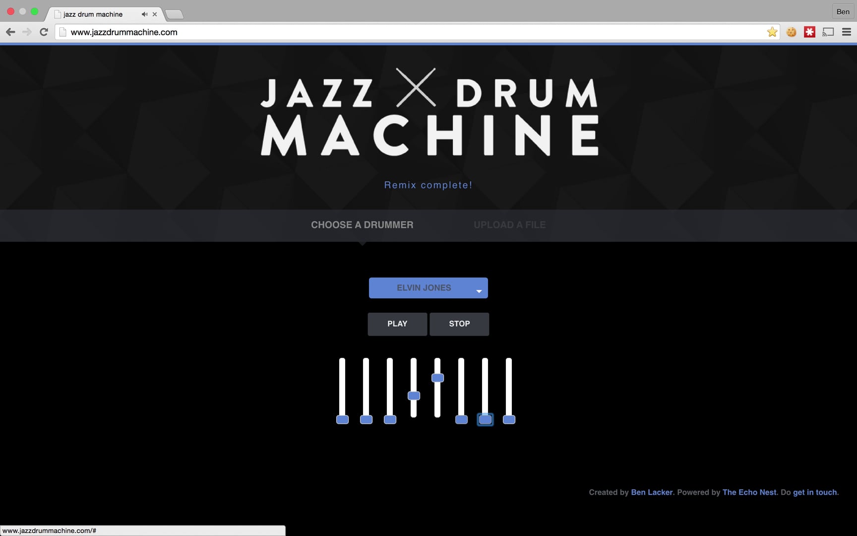 Jazz Drum Machine on Vimeo