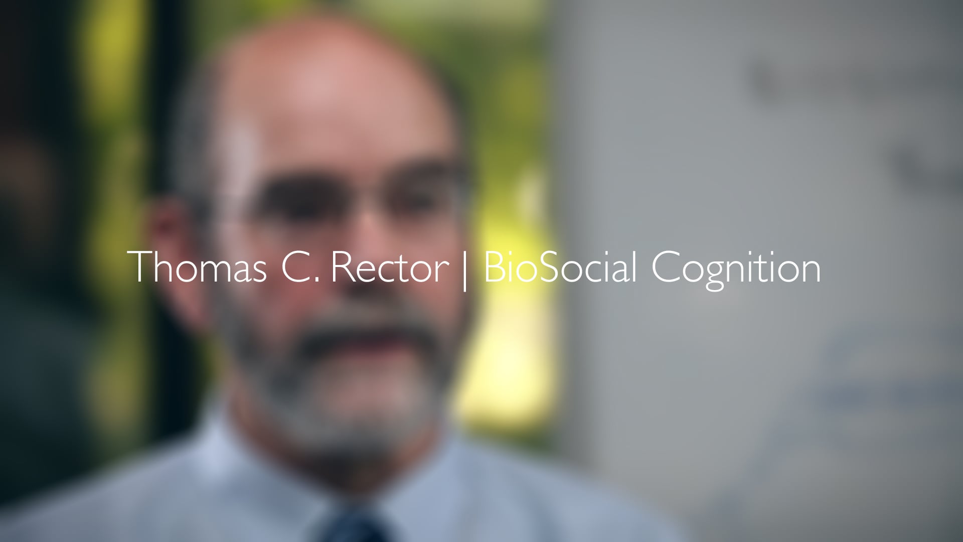 BioSocial Cognition - Thomas C. Rector