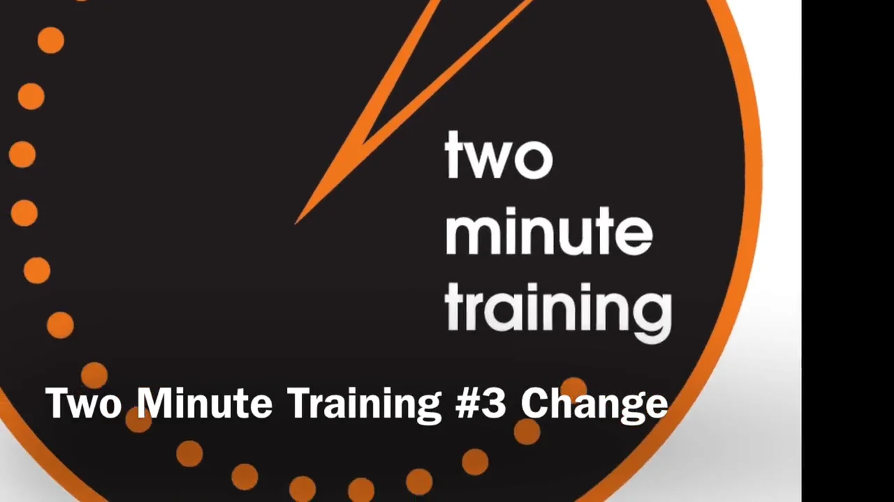Two Minute Training #3: Change on Vimeo