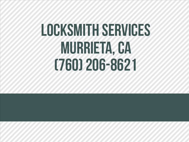 Locksmith Murrieta Ca