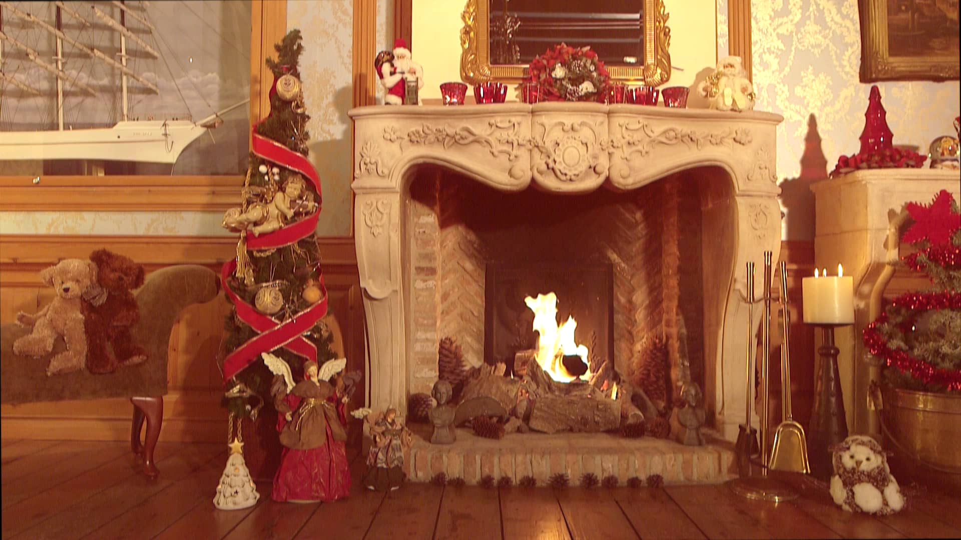 Christmas Fireplace on Vimeo