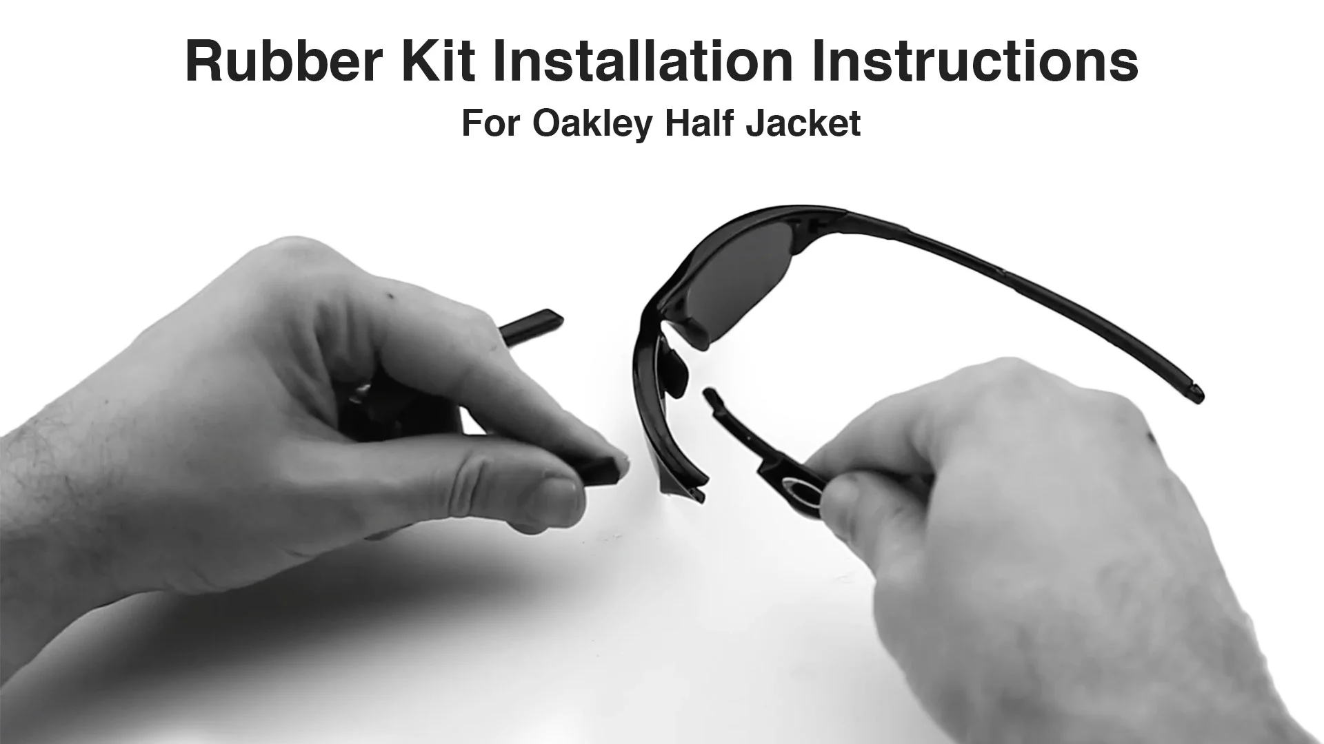 Oakley half jacket rubber 2024 kit