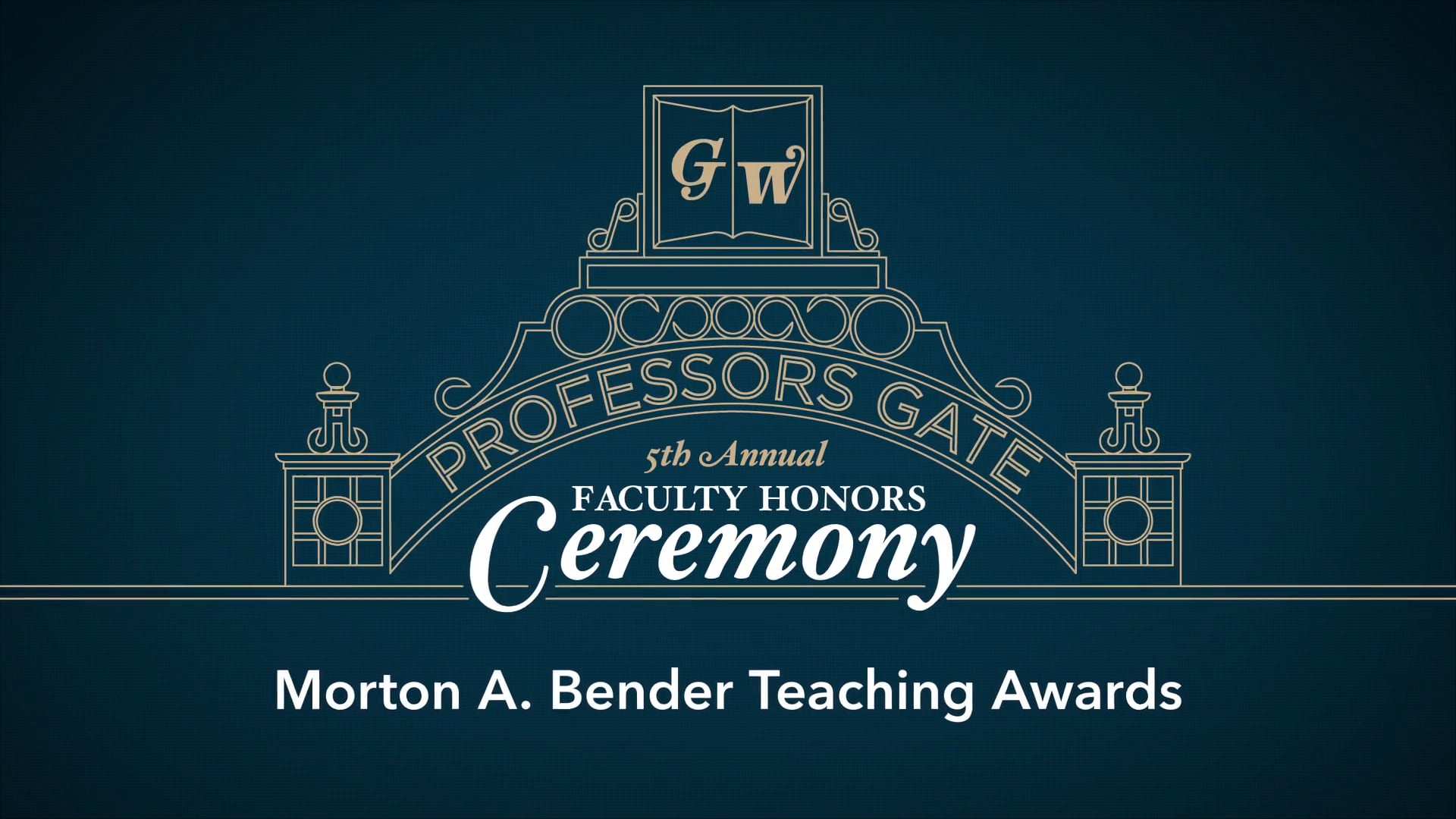 Morton A. Bender Teaching Awards on Vimeo