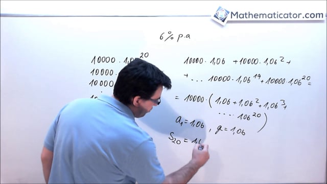 Geometrická posloupnost - příklady - finanční matematika