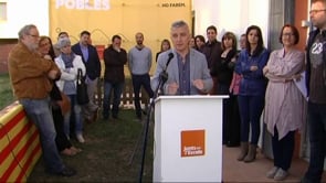 Presentació candidatura ERC-JxE
