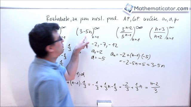 Aritmetická a Geometrická posloupnost - poznat která je která