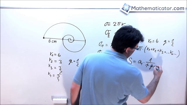 Řešené příklady 3 - Spirála - Geometrická posloupnost