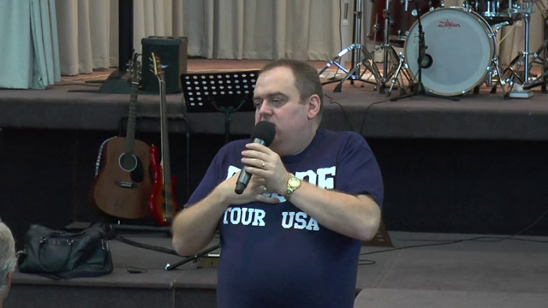 April 12 service with Adam Thompson