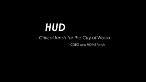 HUD, Critical Funds for the City of Waco