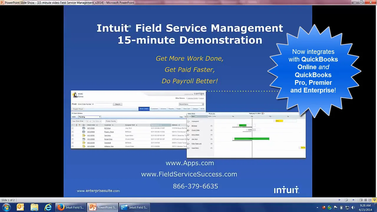 Phase 3: Best Practices with Intuit Field Service Management - Intuit ...