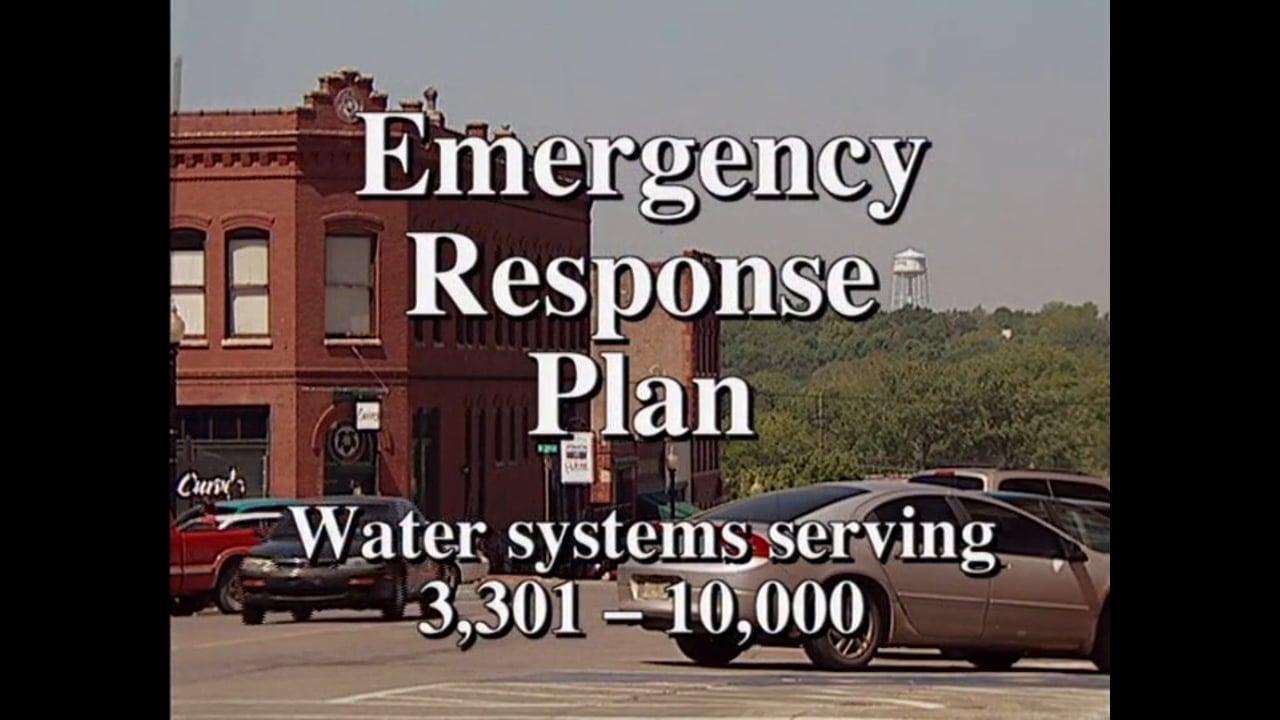Small Water System Emergency Response Plans