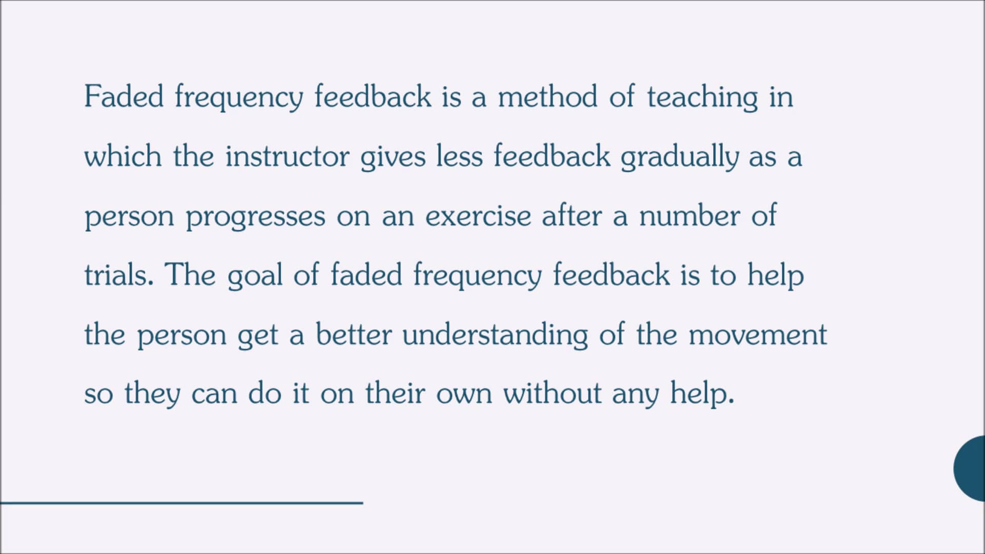 Faded Frequency Feedback on Vimeo