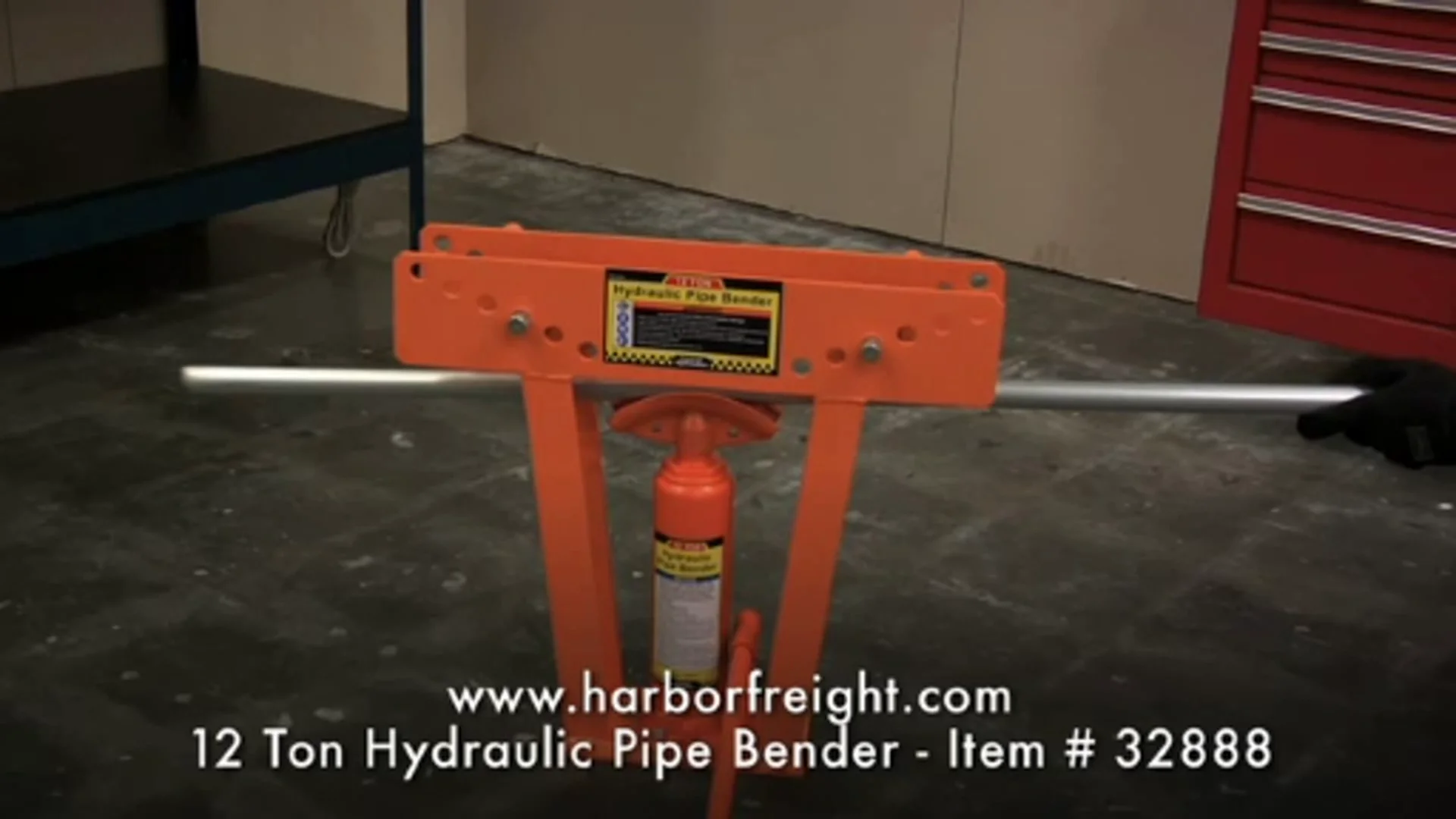 Central hydraulics 12 ton deals pipe bender