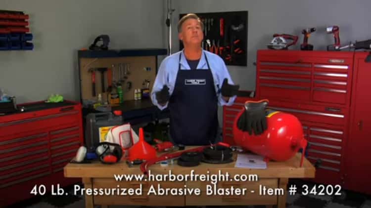 40 lb abrasive deals blaster