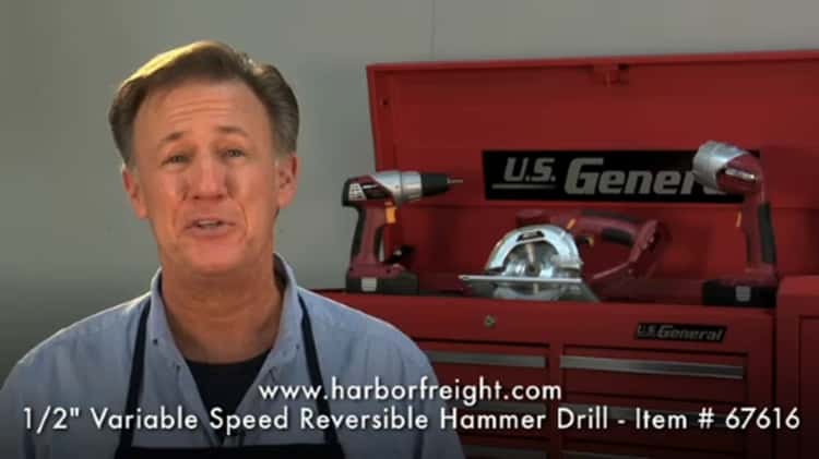 Heavy Duty Variable Speed Reversible Hammer Drill