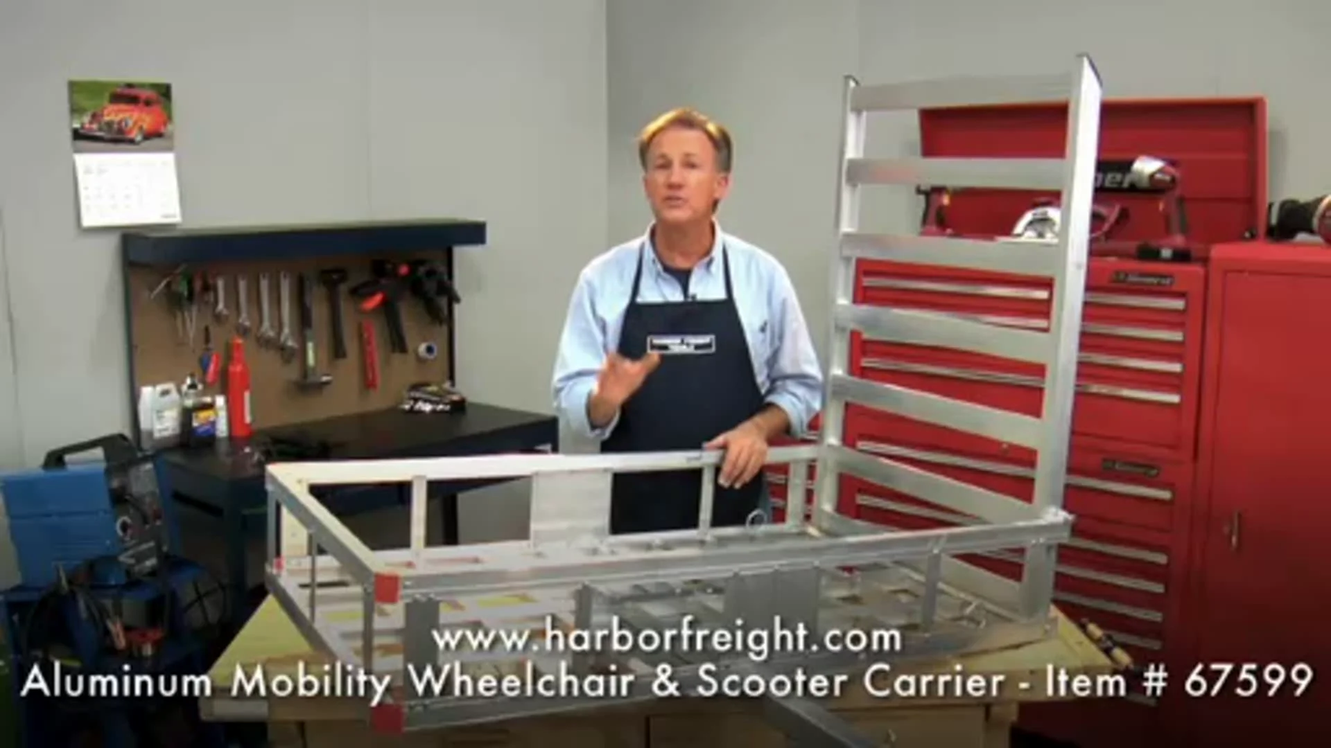 ♡t♡ 67599 - 500 lb. Capacity Aluminum Mobility Wheelchair and Scooter