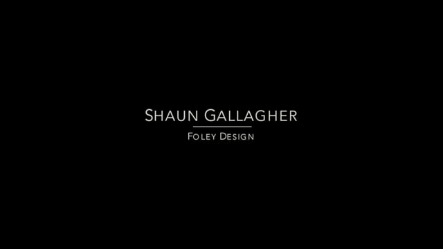 Shaun Gallagher Foley Design