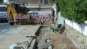 Voreres i asfalt
