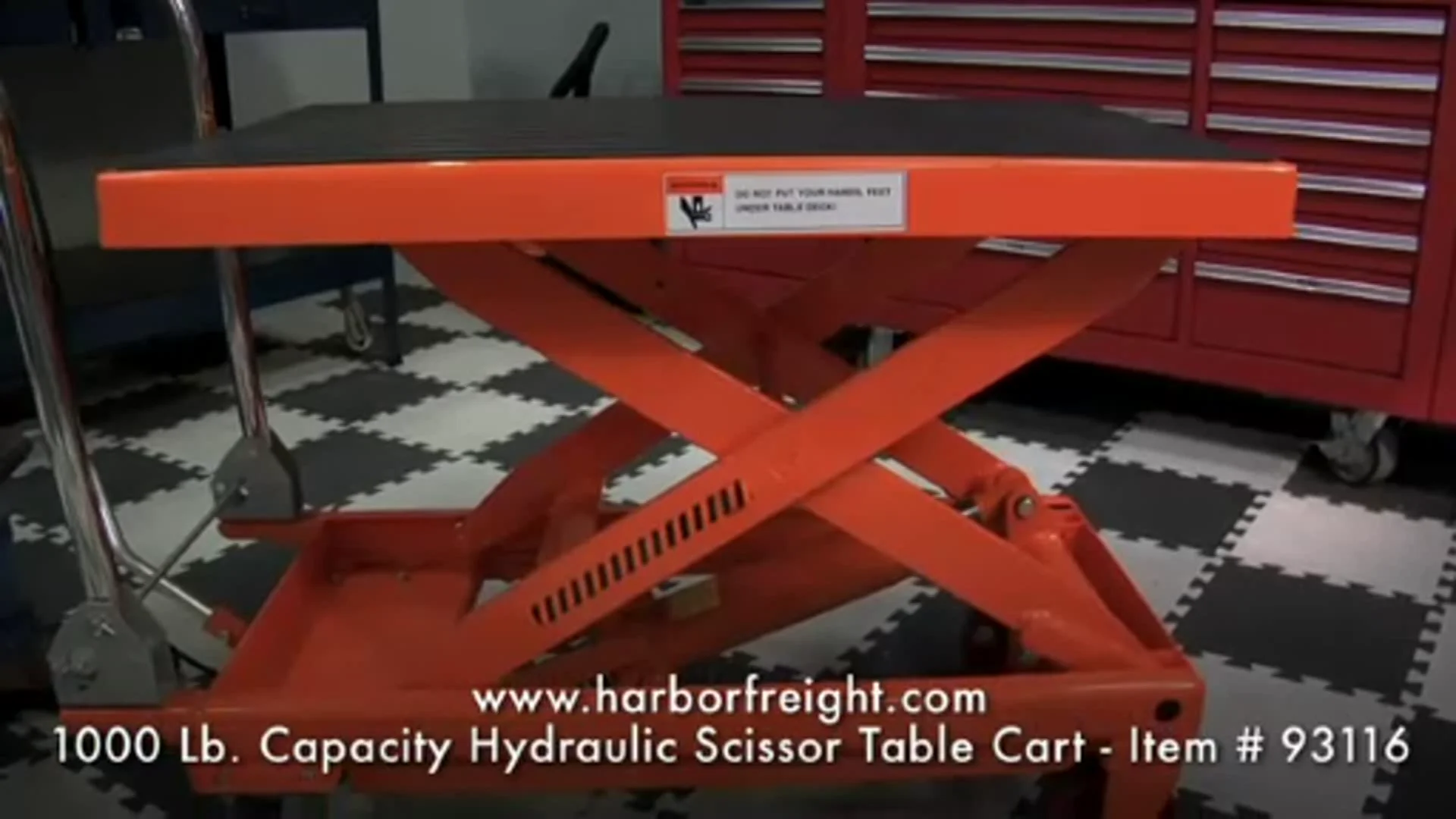 harbor freight 1000 lb lift table