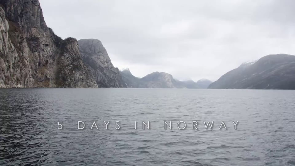 5 дней в Норвегии