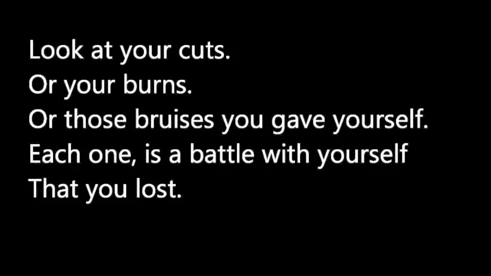 Self Harm PSA on Vimeo