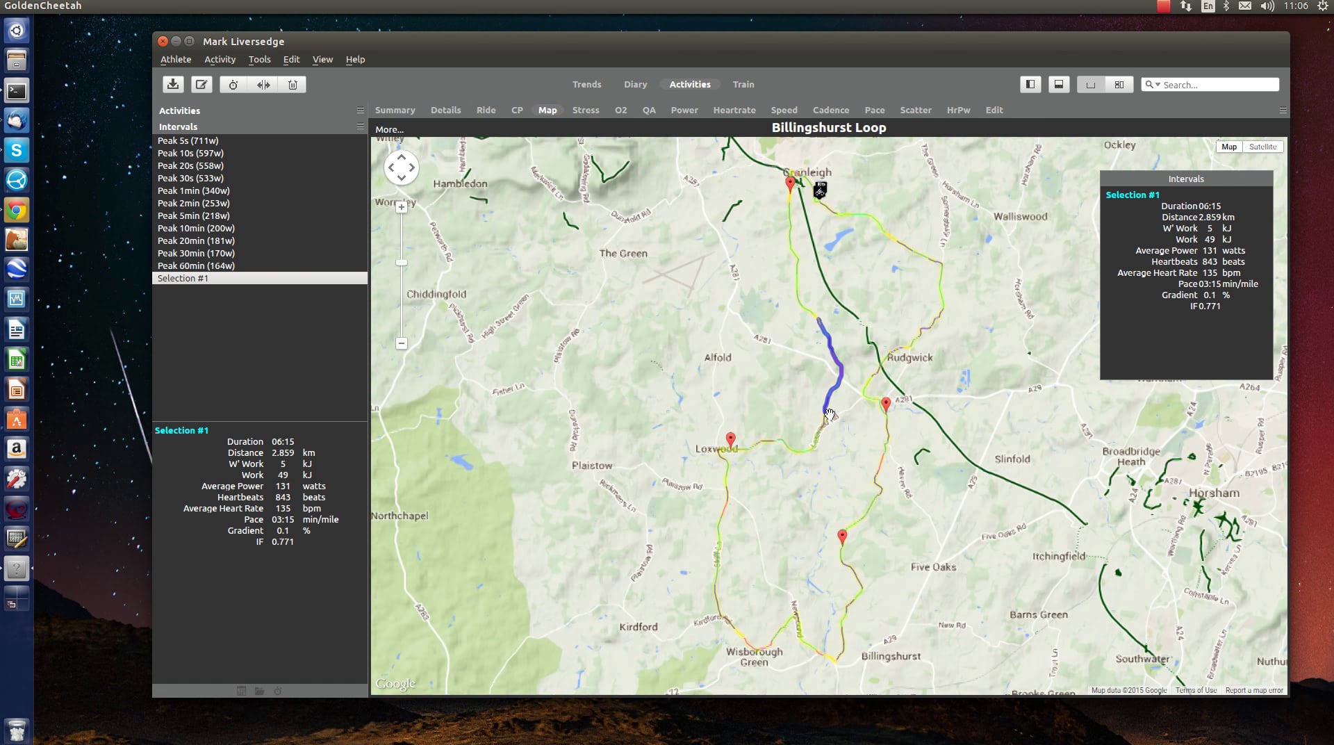 Highlight intervals on the map on Vimeo