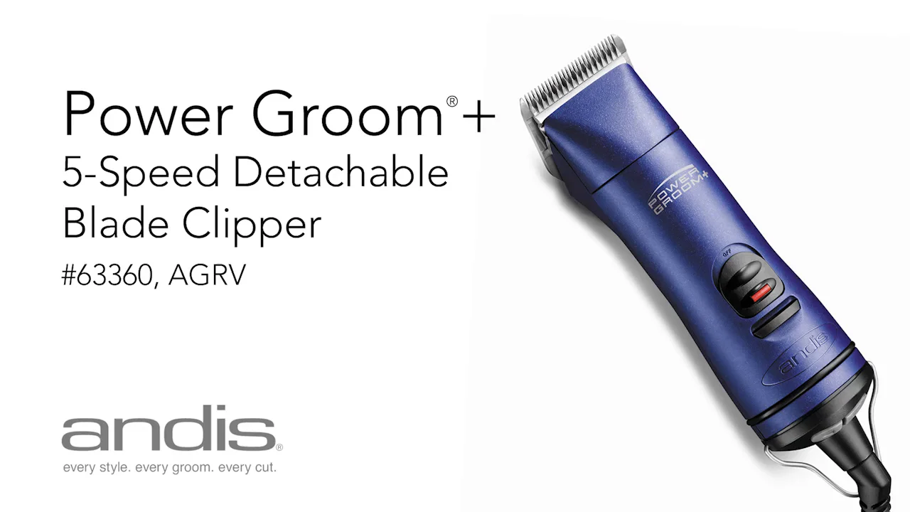 Power Groom 5 Speed Detachable Blade Clipper 63360 AGRV