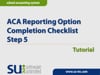 ACA Hours Tracking Completion Checklist - Step 5 Tutorial: