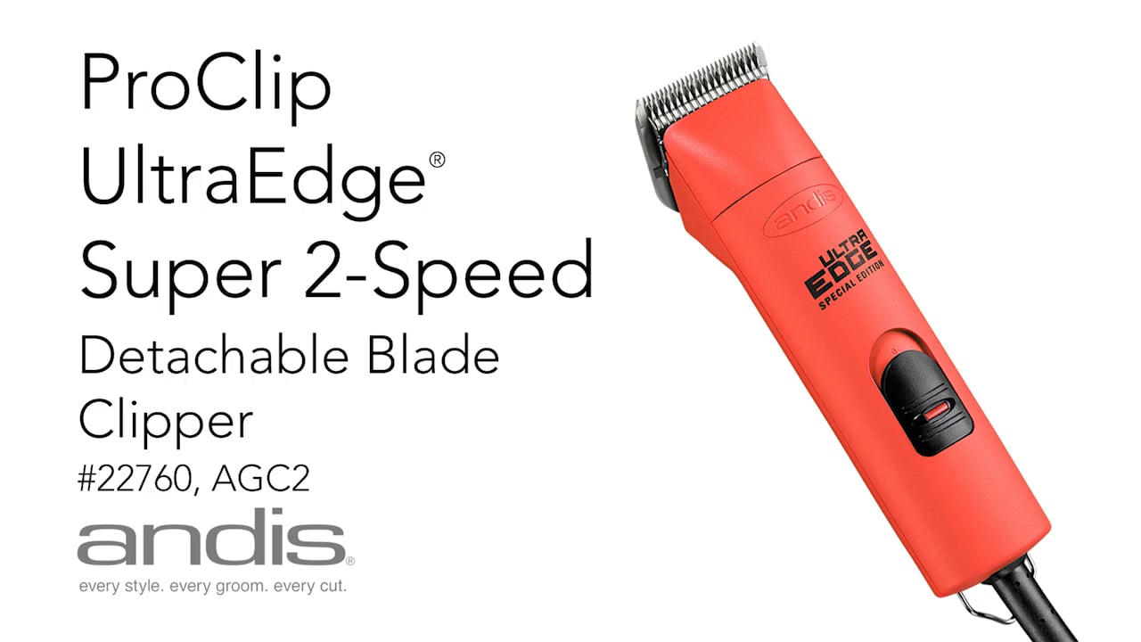 Andis ProClip UltraEdge Super 2 Speed Detachable Blade Clipper Blaze 22760