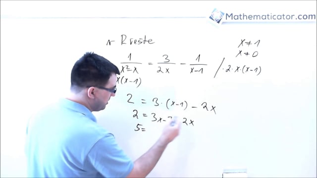 5 - Rovnice s neznámou ve jmenovateli