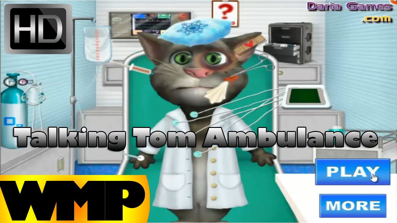 Talking Tom Ambulance Game