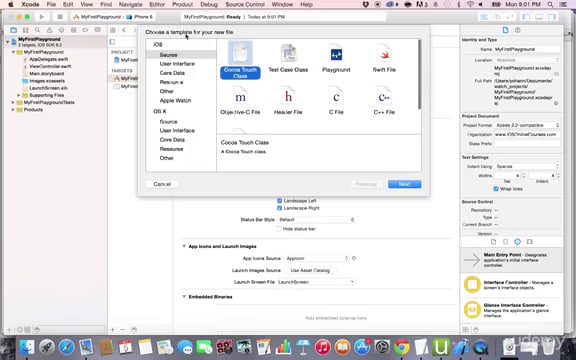 a. section 7 How to create a playground in xcode using swift on Vimeo